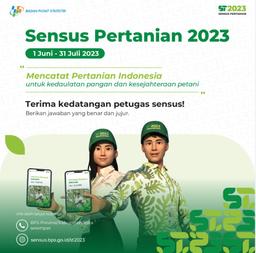 BPS Mulai Laksanakan Sensus Pertanian 2023