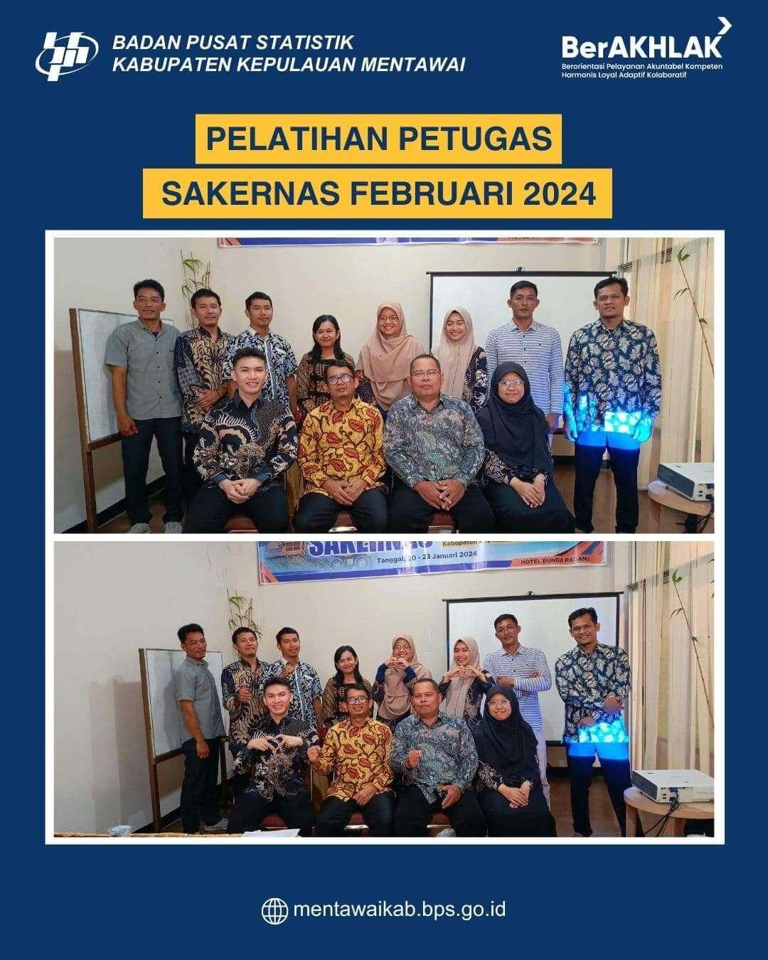 Pelatihan Petugas Sakernas Februari 2024