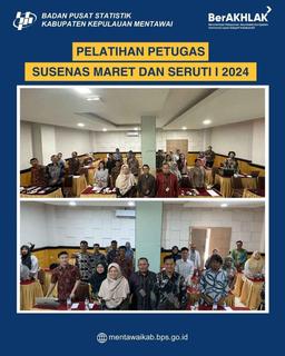 Pelatihan Petugas Susenas Maret dan Seruti Tw I 2024